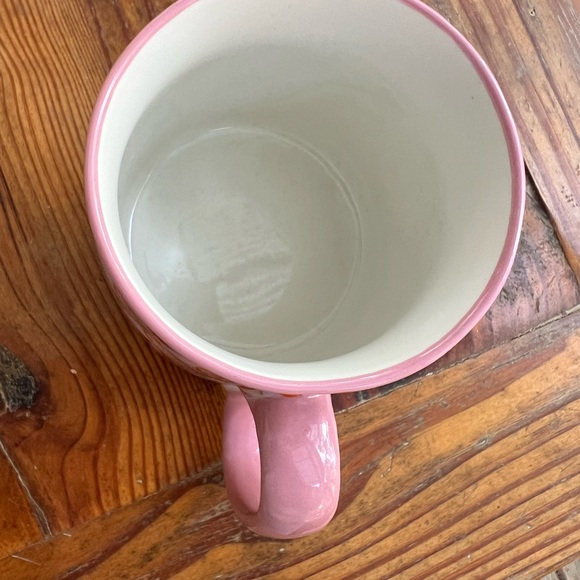 NWT 10 STRAWBERRY STREET Doughnut Donut Pink Coffee Tea Ceramic Mug New - Picture 6 of 6